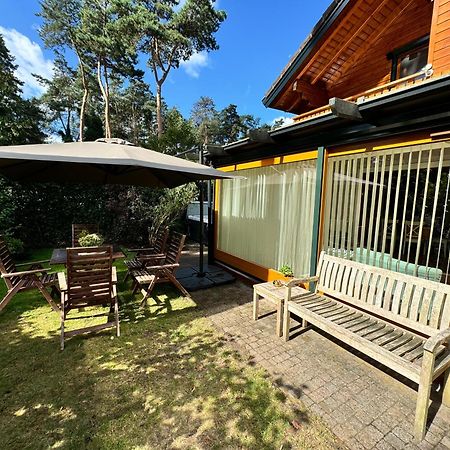 Houten Chalet/Bungalow In Het Bos, Sauna, Jacuzzi Meijel Zewnętrze zdjęcie