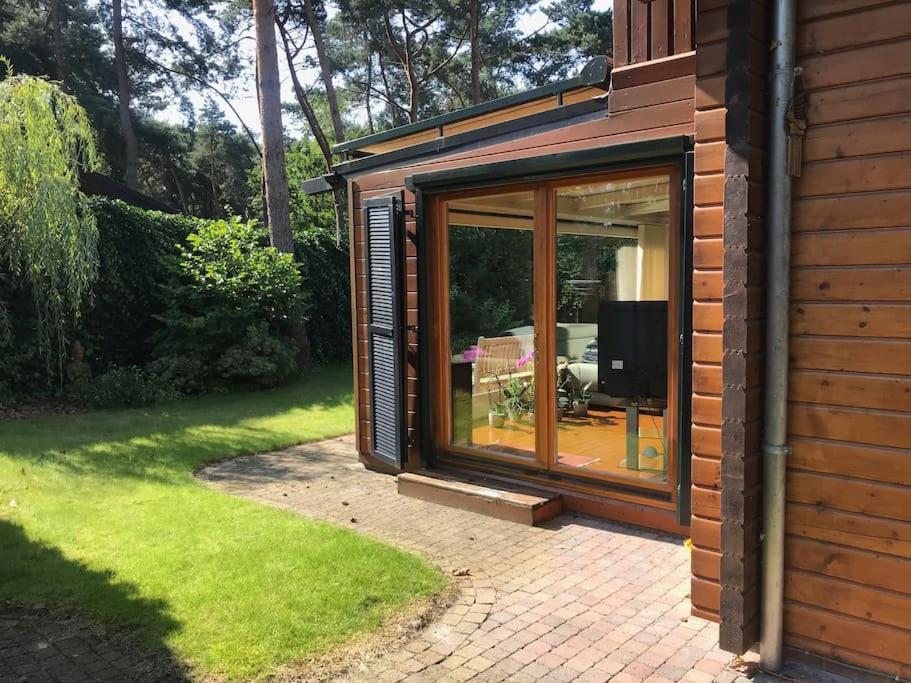 Houten Chalet/Bungalow In Het Bos, Sauna, Jacuzzi Meijel Zewnętrze zdjęcie